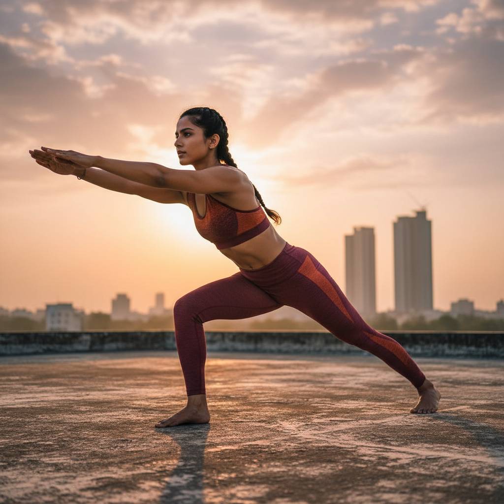 Fitness and Lifestyle Action Shot