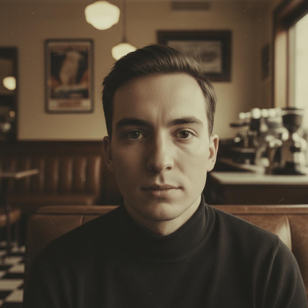 Retro Café Lifestyle Portrait