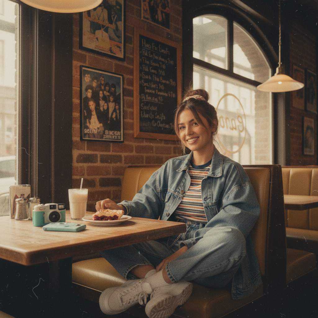 Retro-Style Vintage Photo for Nostalgic Content